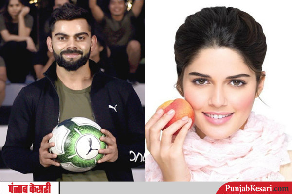 Virat Kohli and Isabelle Leet