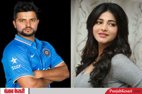 Suresh Raina and Shruti Hassan
