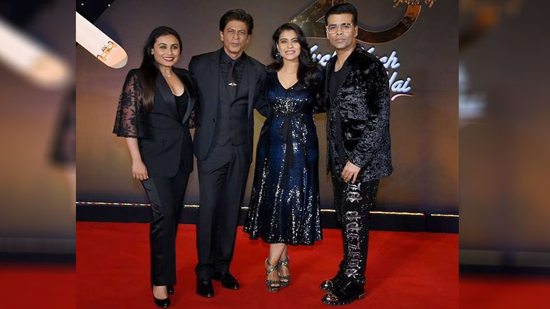 1559550875 shah rukh khan kajol and rani mukerji together at 20 years of kuch kuch hota hai celebration bash photo goes viral