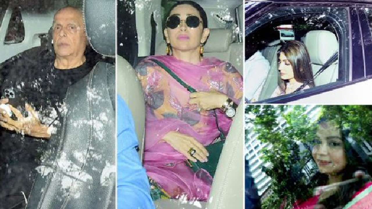 1664969012 alia bhatt baby shower neetu kapoor mahesh bhatt karisma kapoor karan johar others arrive at ranbir kapoors residence