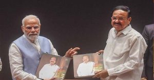 PM Modi released three books written on former Vice President Venkaiah Naidu
