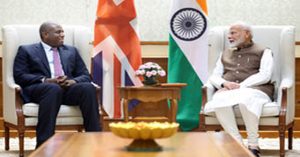 David Lammy : पीएम मोदी ने ब्रिटेन के विदेश मंत्री डेविड लैमी से की मुलाकात