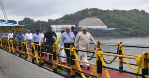 गुजरात : मुख्यमंत्री भूपेंद्र पटेल ने सरदार सरोवर नर्मदा परियोजना का किया दौरा