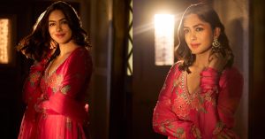 Mrunal Thakur Photos: अभिनेत्री मृणाल ठाकुर ने गुलाबी सूट में अपने फैशन का बिखेरा जलवा, देखें खूबसूरत तस्वीरें